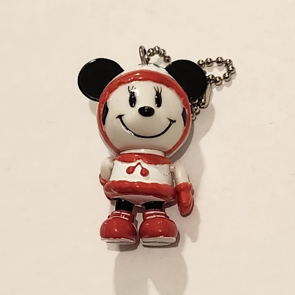 Disney Accessories - *4 for $20* Minnie Mouse Holiday Charm Clip - Red - Purse Pal Pet - Keyring